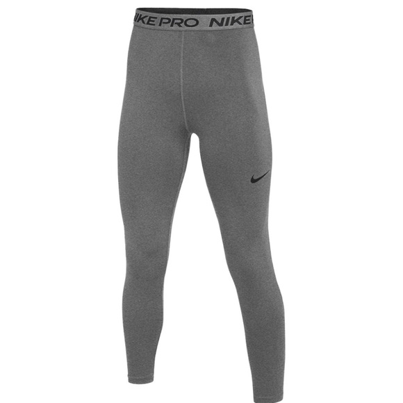 NIKE PRO Gray Leggings - Picture 1 of 10
